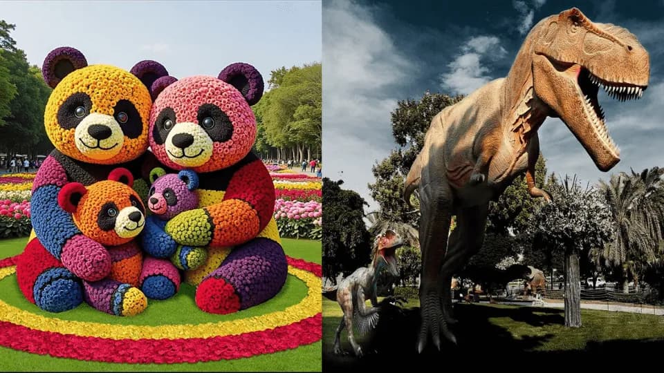 Dubai Garden Glow – Dinosaur Park + Fantasy Park - Image 1